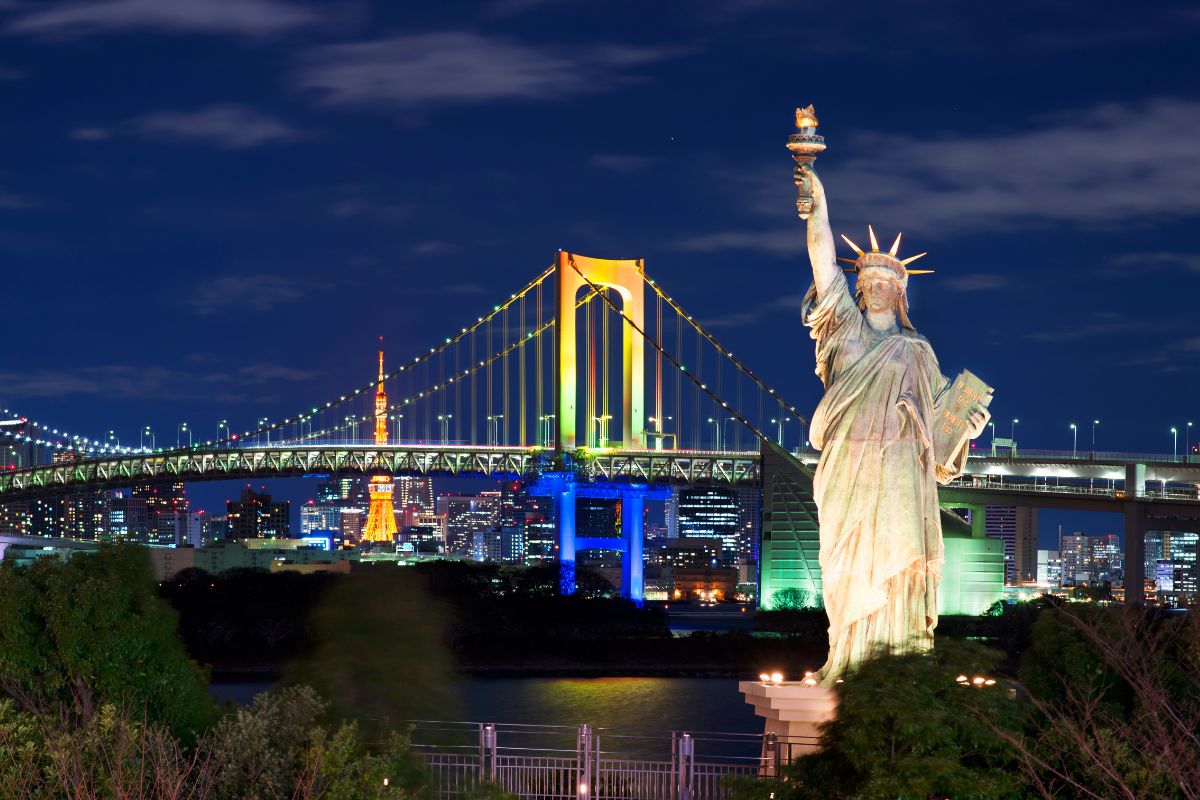 how to say statue of liberty in japanese