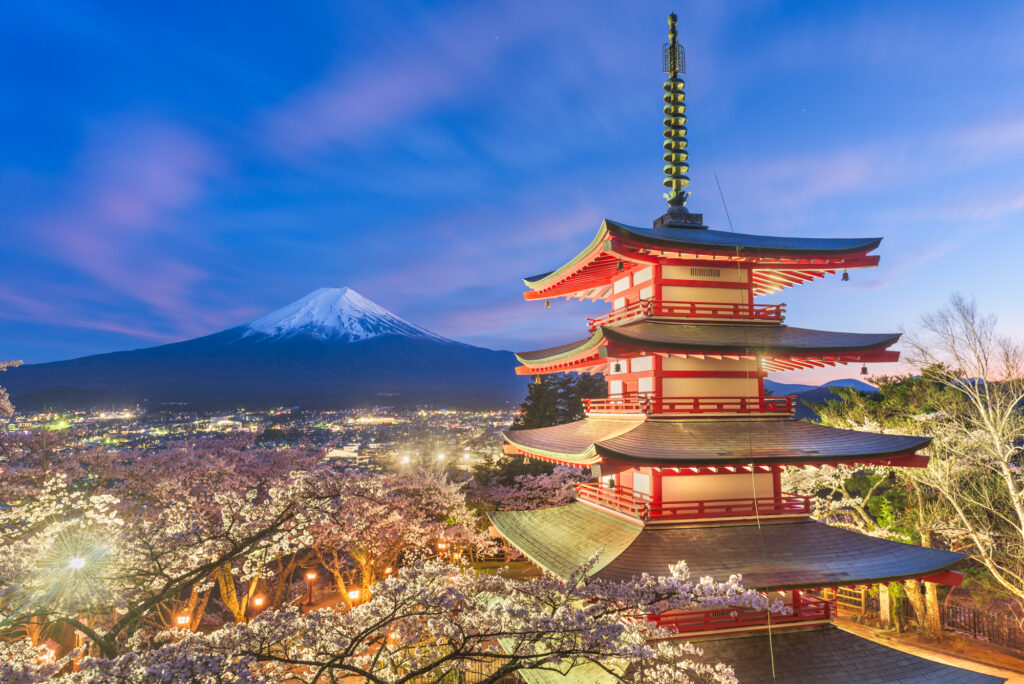 where to visit japan in summer